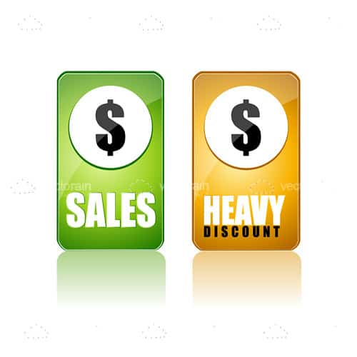 Sales and Heavy Discount Tags